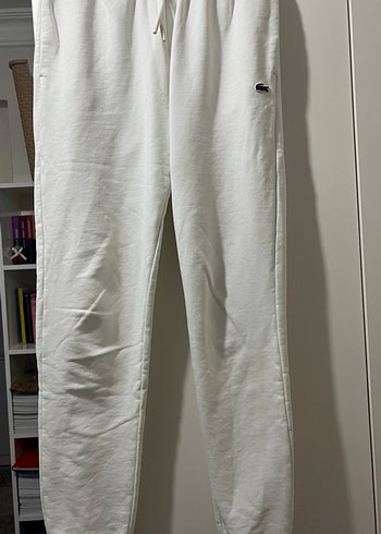 Lacoste Beyaz Kadin Pamuklu Salas Esofman Alti