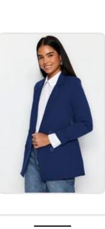 Lacivert Blazer Ceket