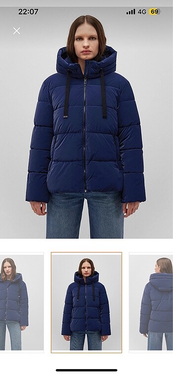Mavi Jeans Mavi jeans lacivert şişme mont