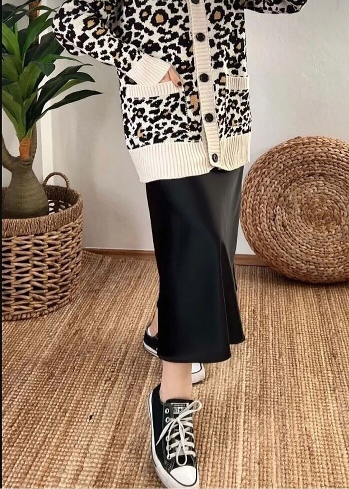 Siyah Saten Etek - Görsel 3