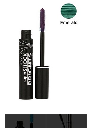 Avon Super Shock Brights Emerald Maskara / Rimel