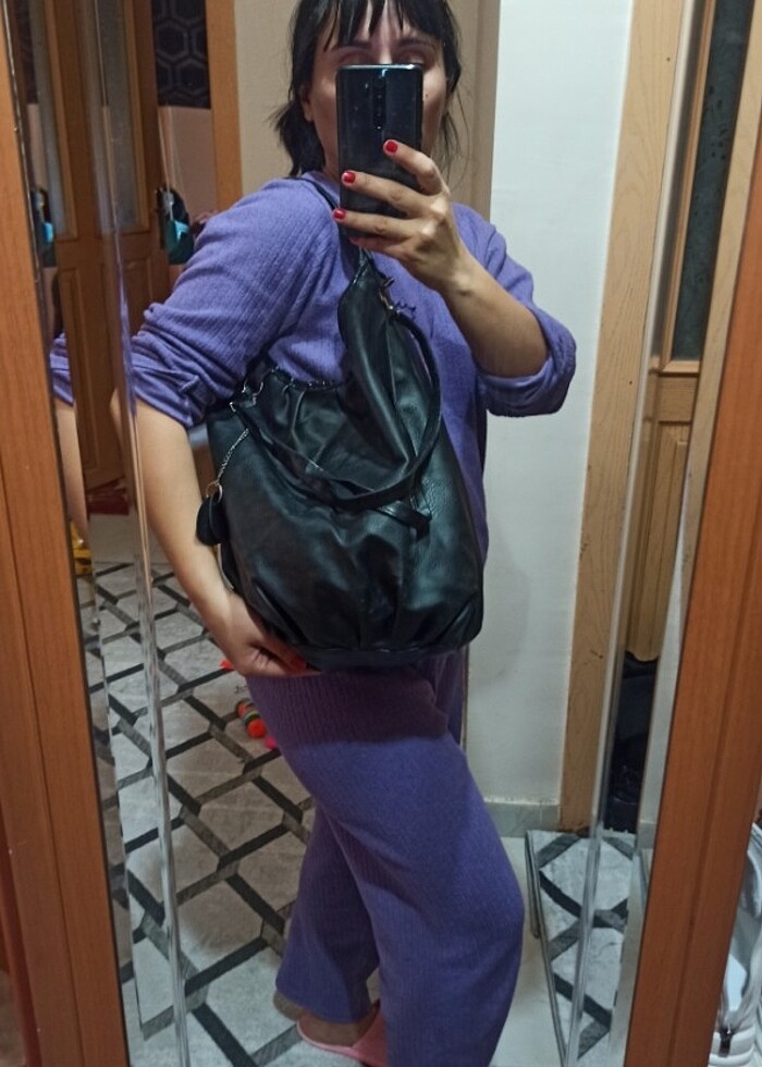 Balon model çanta - Görsel 3