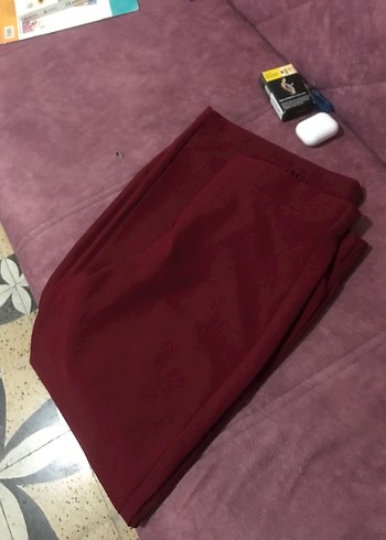 Zara Bordo Kadın Pntolon