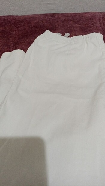 Zara Beyaz pantolon 