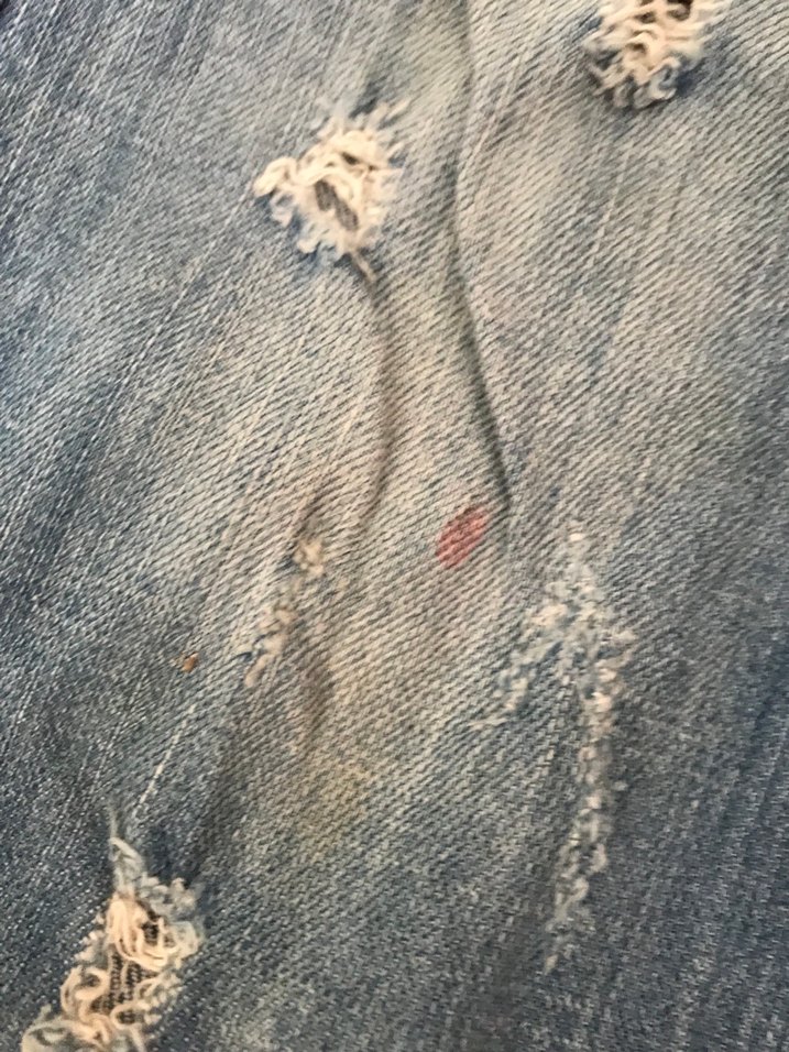 Erkek Çocuk Mavi Yırtık Denim Şort - Görsel 3