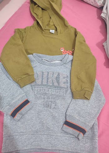 iki adet sweatshirt tek fiyat orjinal Nike