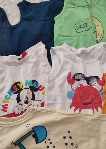 Çocuk Baskılı Atletler Çok Renkli - Görsel 3