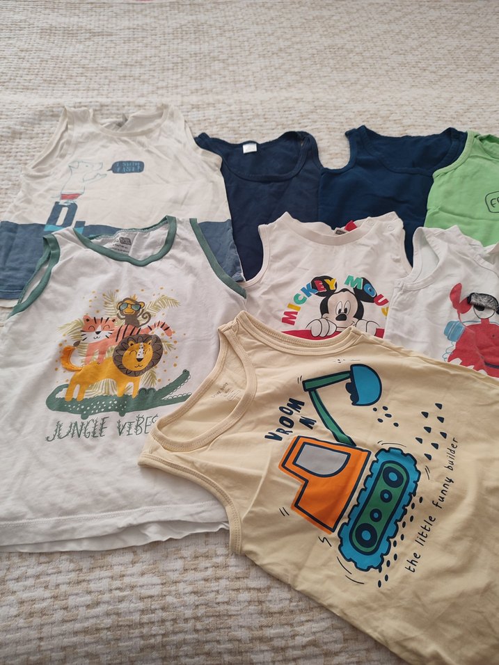 Çocuk Baskılı Atletler Çok Renkli - Görsel 2