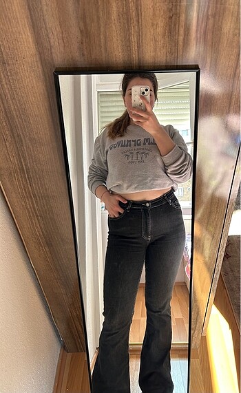 38 Beden siyah Renk Jeans