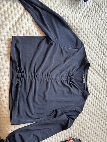 Uzun kollu crop top