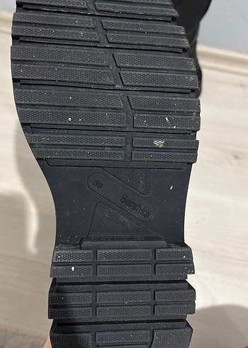 Erkek Siyah Deri Tokalı  Bot postal - Görsel 6