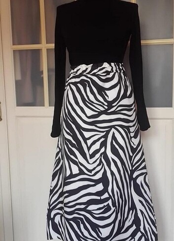 Zebra desen etek 