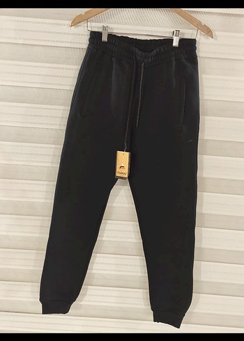 m beden Erkek lacivert Kemerli Rahat Eşofman Altı - Görsel 2