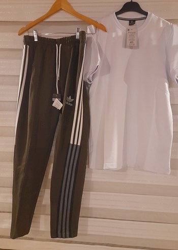l beden haki renk alt takım olarakta  Rahat Kesim Eşofman Altı - Görsel 3