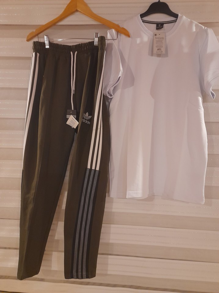 l beden haki renk alt takım olarakta  Rahat Kesim Eşofman Altı - Görsel 3