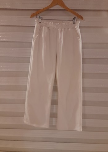 l Beyaz Rahat Kesim üç iplik kalın kumaş sıfır ayarinda - Görsel 3