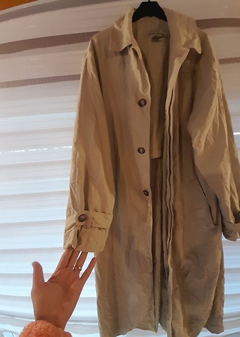 m  ve L olur Bej Keten Uzun erkek - Görsel 3