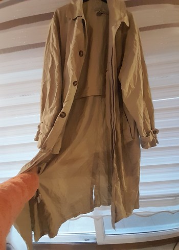 m  ve L olur Bej Keten Uzun erkek - Görsel 5