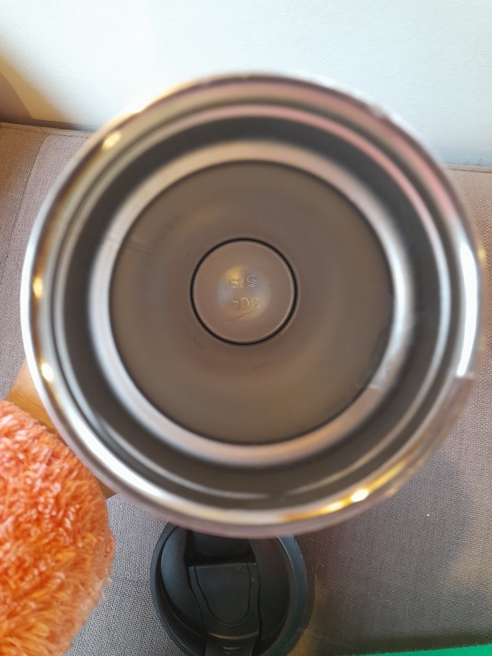 siyah Kırmızı Renkli Termos Relax marka büyük boy - Görsel 3