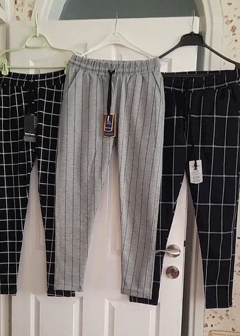 s beden üc adet gri lacivert ve uzun kareli lacivert 3 adet - Görsel 3