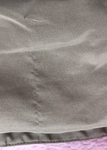 Düğmeli Haki kız Çocuk Kaban - Görsel 6