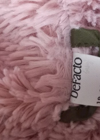 Düğmeli Haki kız Çocuk Kaban - Görsel 3