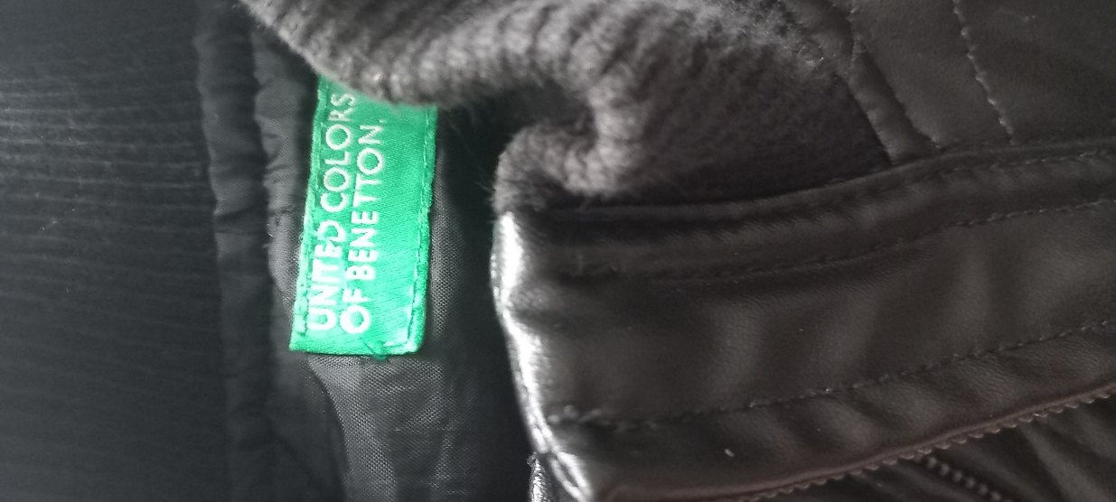 Siyah Deri Biker Ceket - Görsel 3