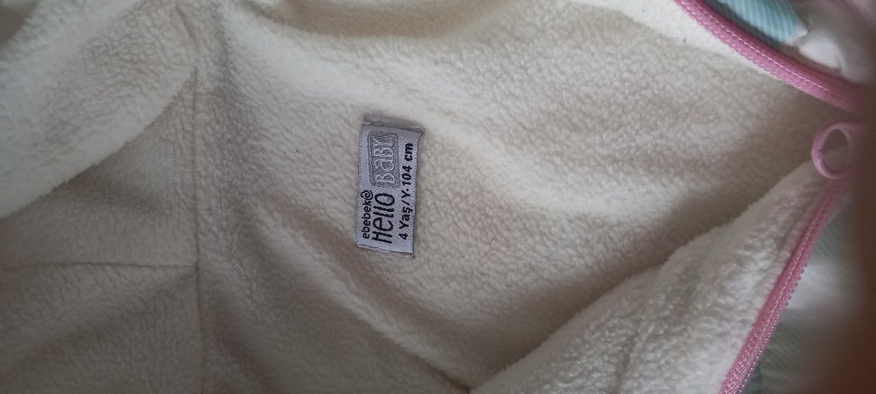 Kız Çocukları İçin Fermuarlı Pastel Renkli Ceket - Görsel 2