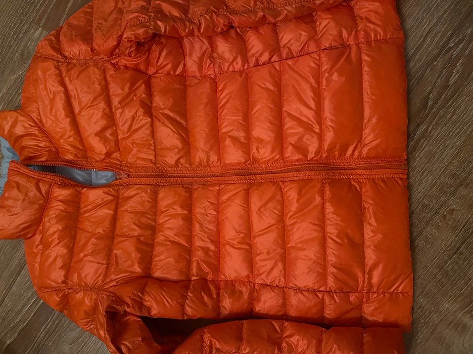 Turuncu Parlak Kadın Kışlık Mont - Görsel 2