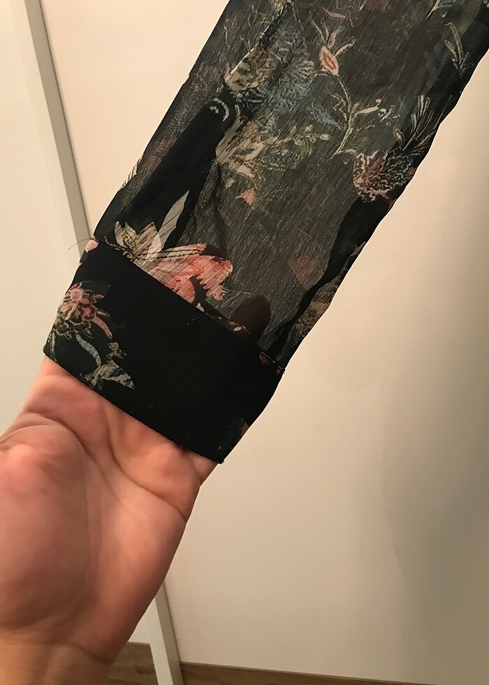 Zara şifon gömlek - Görsel 3