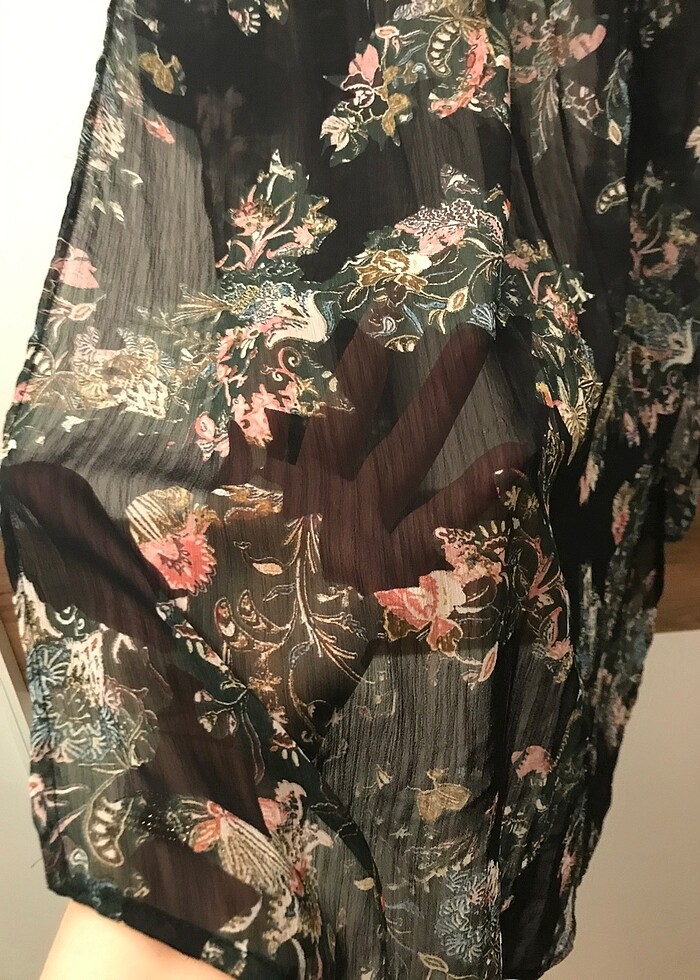 Zara şifon gömlek - Görsel 5