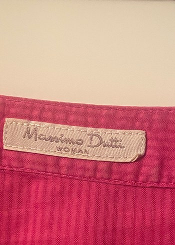 Pembe Bohem Uzun Kollu Keten Kadın Gömlek - Görsel 3