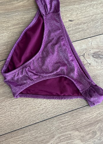 Suwen Parlak Mor Strappy Bikini