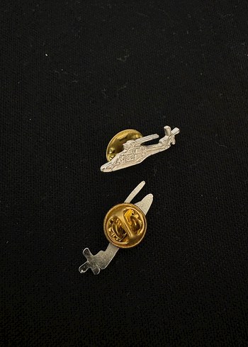 Helikopter Şeklinde Rozet (2 Adet) - Görsel 3