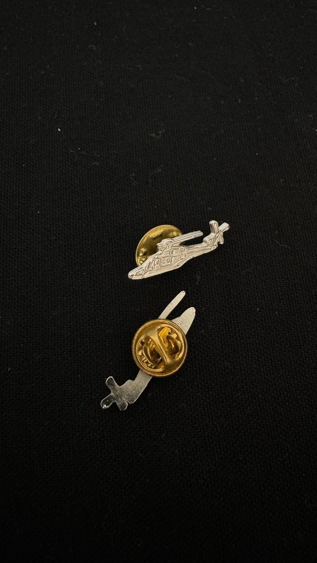 Helikopter Şeklinde Rozet (2 Adet) - Görsel 3