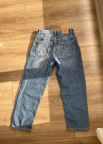 Mavi Rahat Kesim kız çocuk Kot Pantolon - Görsel 3