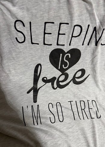 Gri Hamile pijaması  V Yaka Düğmeli - Görsel 4