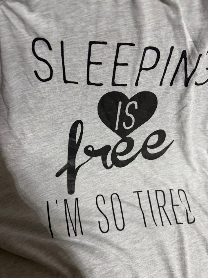 Gri Hamile pijaması  V Yaka Düğmeli - Görsel 4