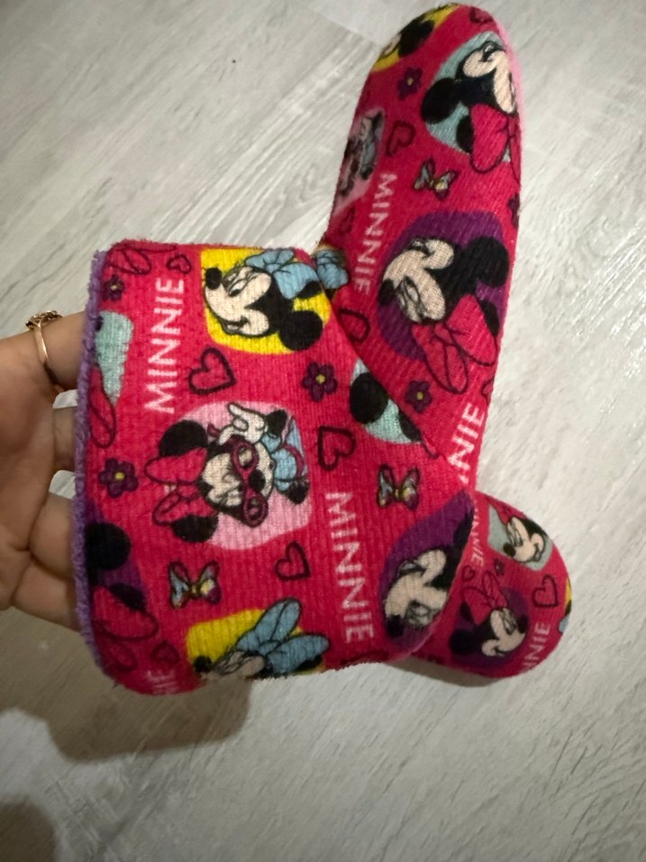 Kız Çocuk Renkli Örgü Sıcak Ev Terliği - Görsel 2