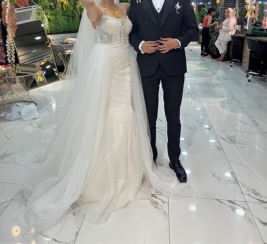 Oleg cassini gelinlik - Görsel 5