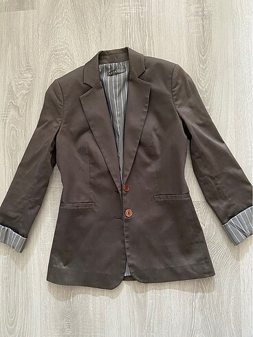 xs Beden gri Renk Koton ceket
