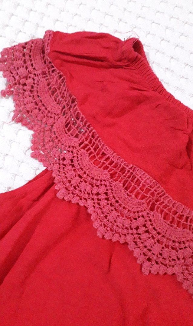 Pembe Fırfırlı Bohem Kadın Bluz - Görsel 2