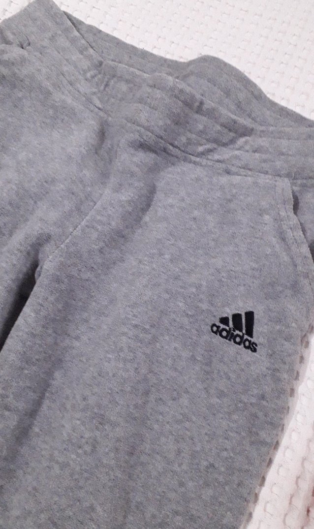 Gri Adidas Kadın Pamuklu Rahat Eşofman Altı - Görsel 2