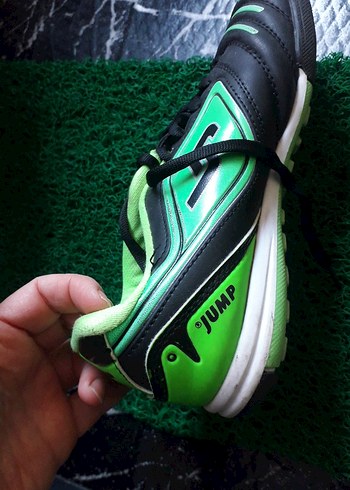 Yeşil çocuk  Futbol Ayakkabısı Velcro Bağcıklı - Görsel 4