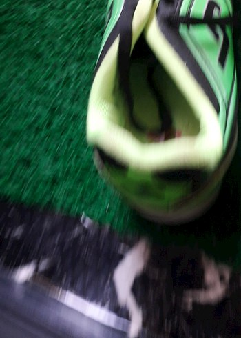 Yeşil çocuk  Futbol Ayakkabısı Velcro Bağcıklı - Görsel 5