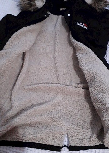 Kürklü Siyah Kadın Kışlık Mont - Görsel 3