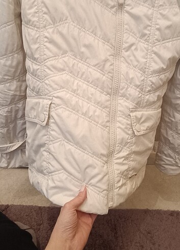 Nautica Nautica Krem Puffer Mont Ceket