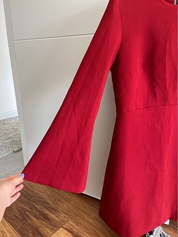 Mango Mango bordo mini elbise