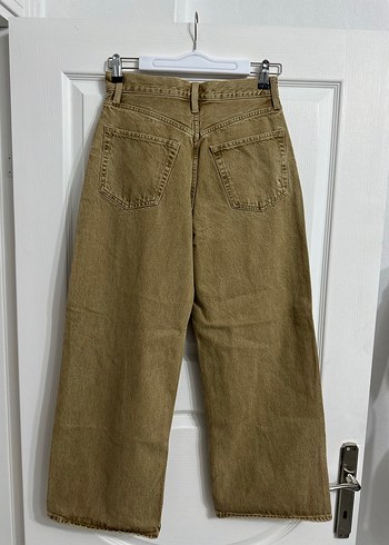 Polo Ralph Lauren Bej Geniş Paça Crop Jean - Görsel 10