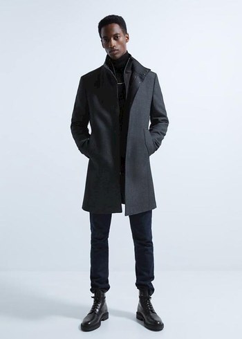 Zara erkek kaban - Görsel 7